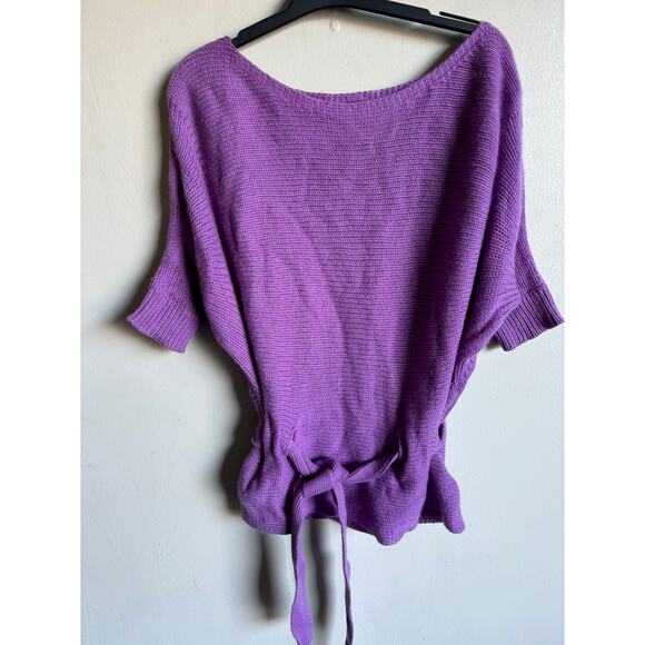 Theory Thick Cashmere Sweater  Pullover Boatneck Purple - Picture 1 of 5